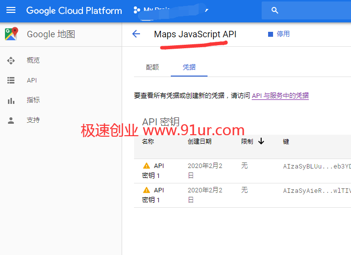 Google Maps#Google Maps API Key申请教程（2020年2月最新）5