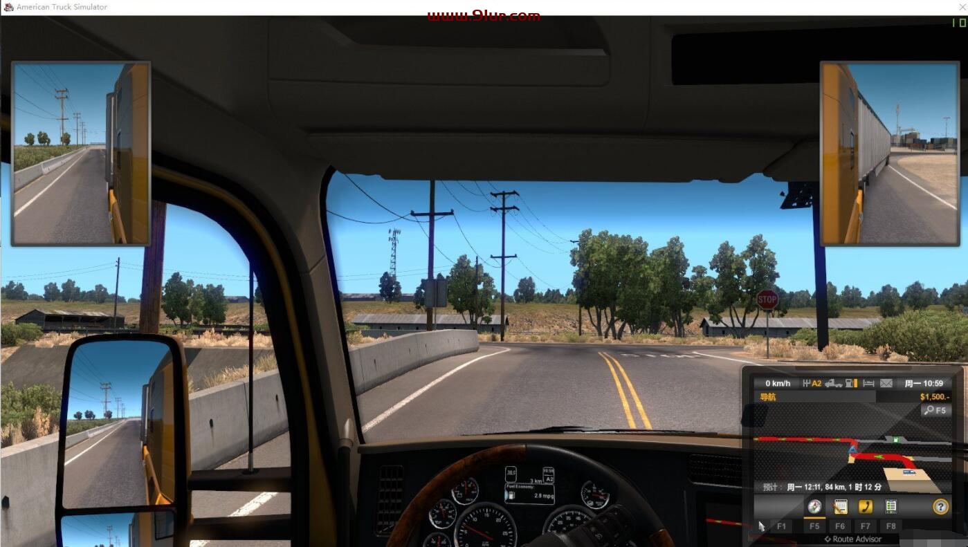 美国模拟养生卡车1.39.2整合全部DLC-带FM广播#模拟卡车游戏1